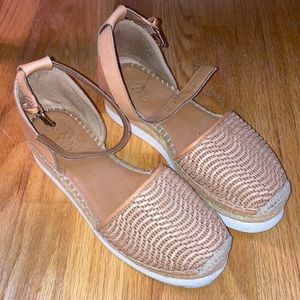 Vince Camuto brown leather sandals